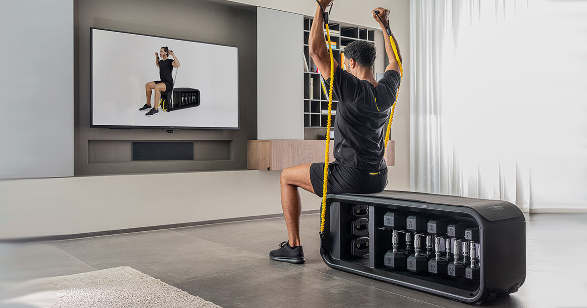 Banca multifunctionala 38x113x44 cm Technogym Bench (4776)