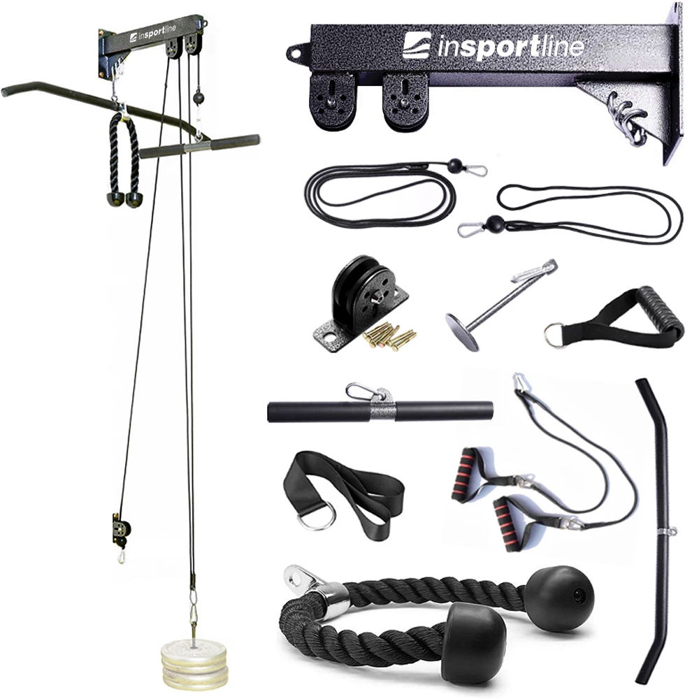 Sistem de scripeti pt cabluri de suspensie (max. 160 kg) inSPORTline Puley 500 22980 (6434)