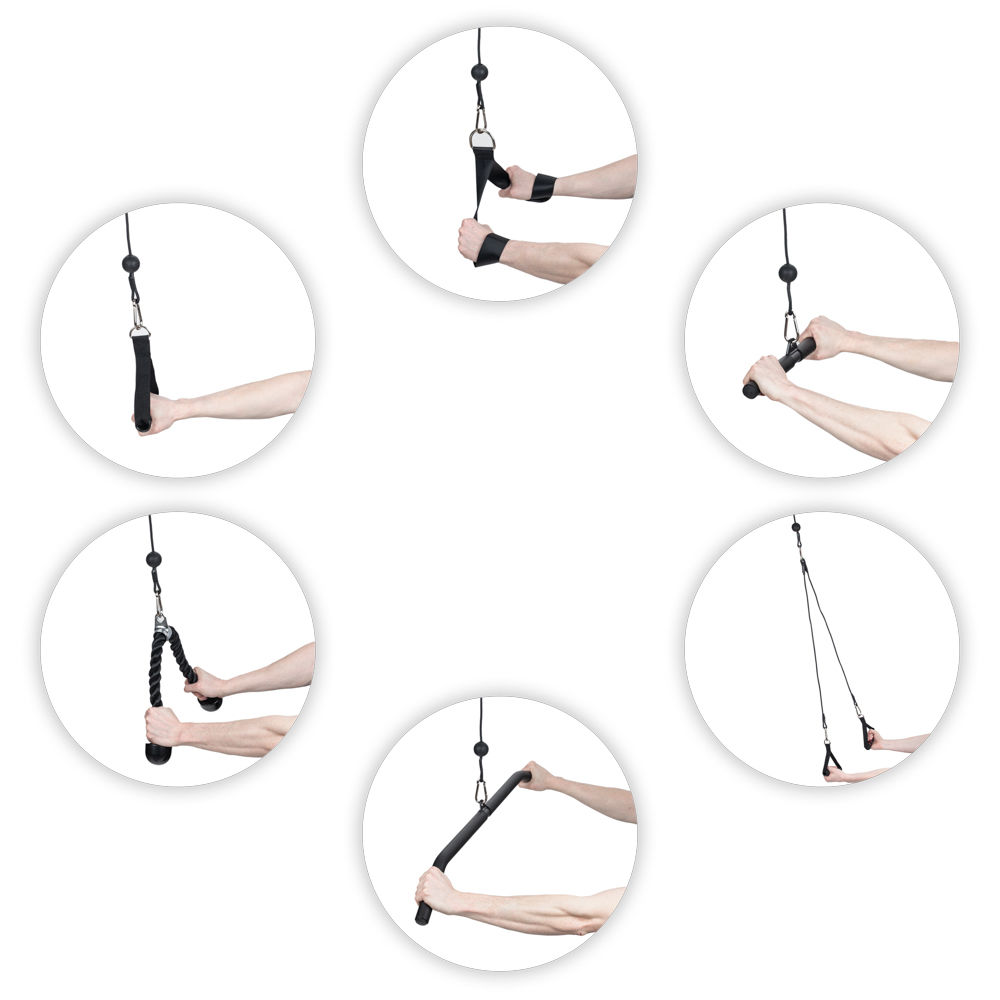 Sistem de scripeti pt cabluri de suspensie (max. 160 kg) inSPORTline Puley 500 22980 (6434)