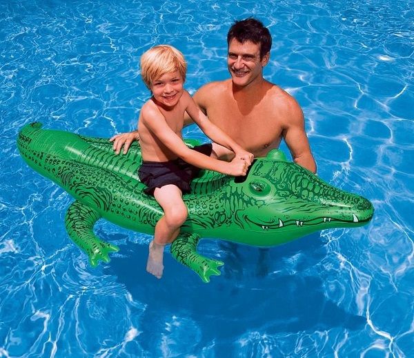 Saltea gonflabila cu maner "Crocodil" 168x86 cm, 3+ Intex 58546 (9670)