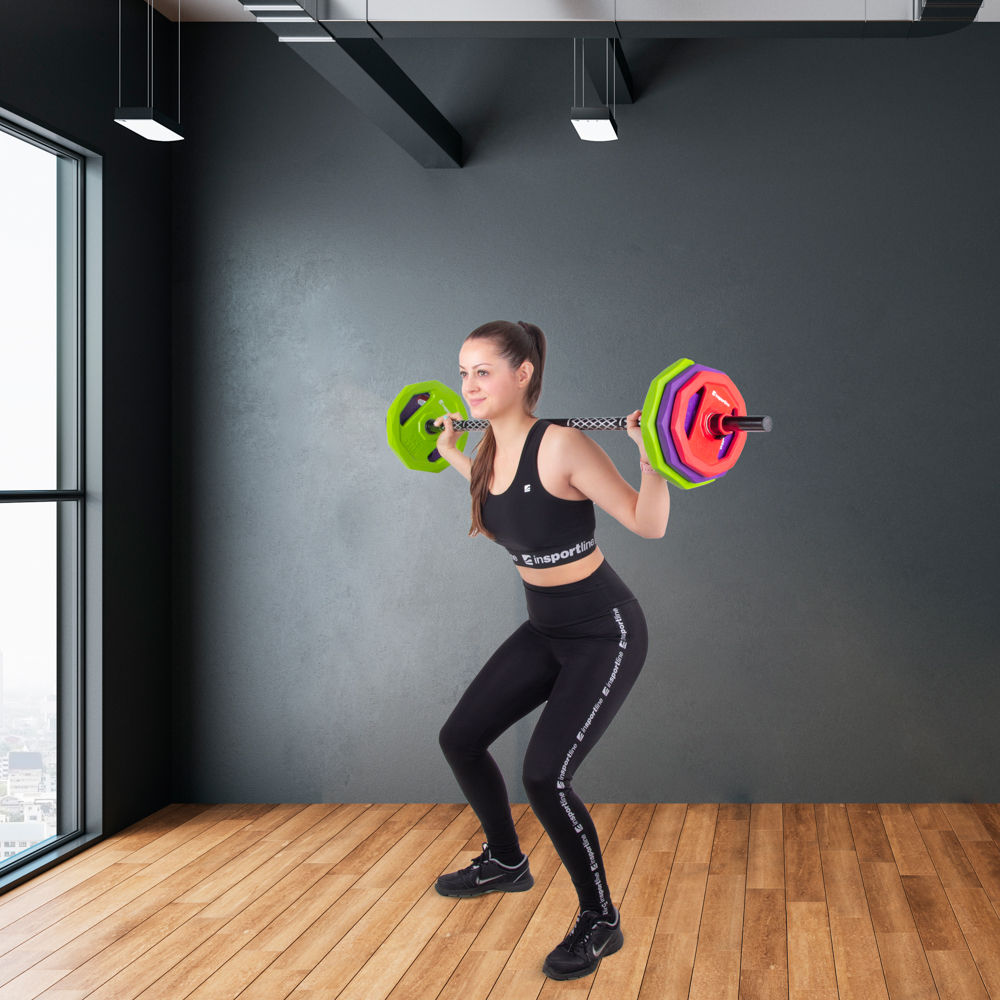 Body Pump set (bara + discuri) 20 kg inSPORTline 21699 (6557)