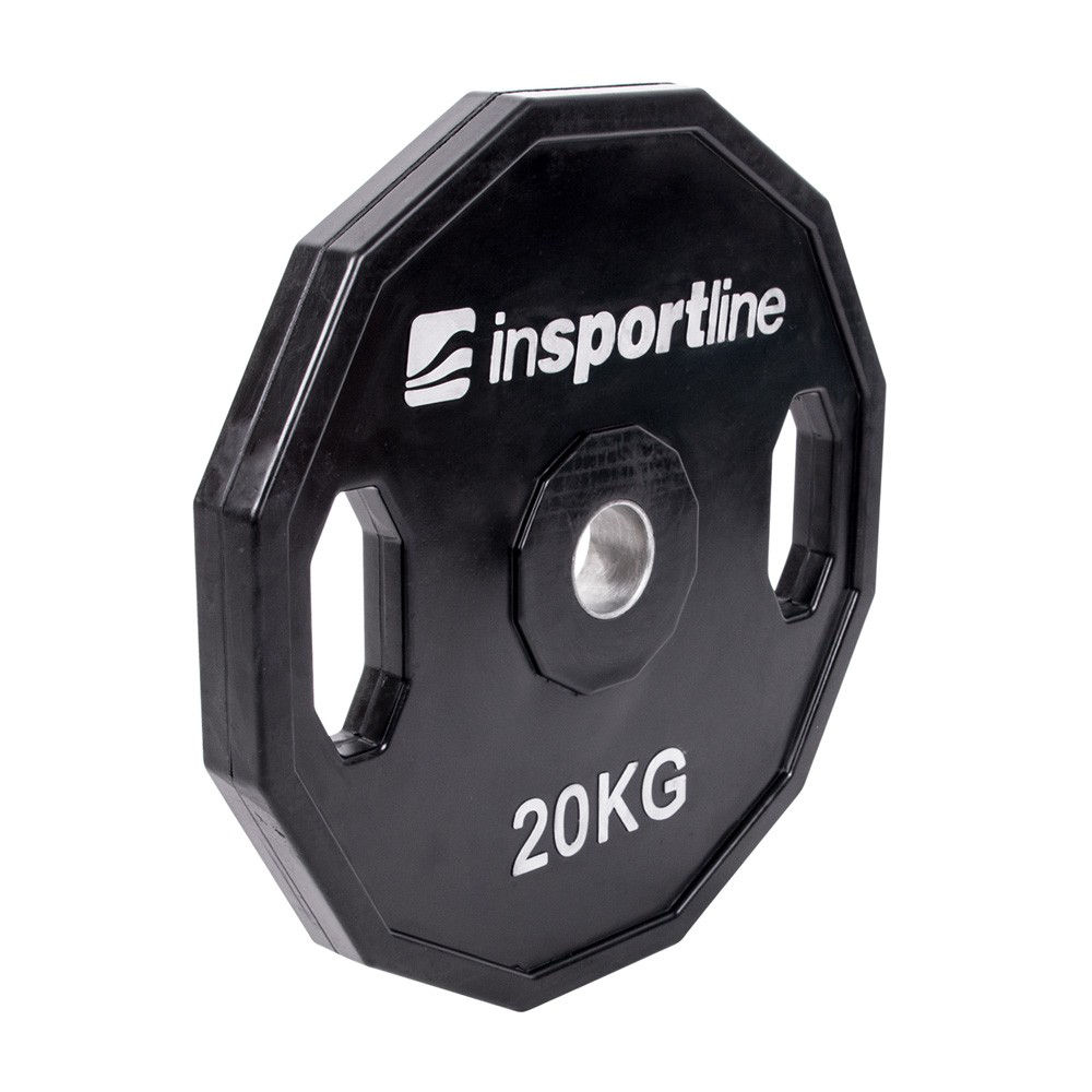 Disc din metal cauciucat cu manere 20 kg, d=50 mm inSPORTline Ruberton 15900 (3580)