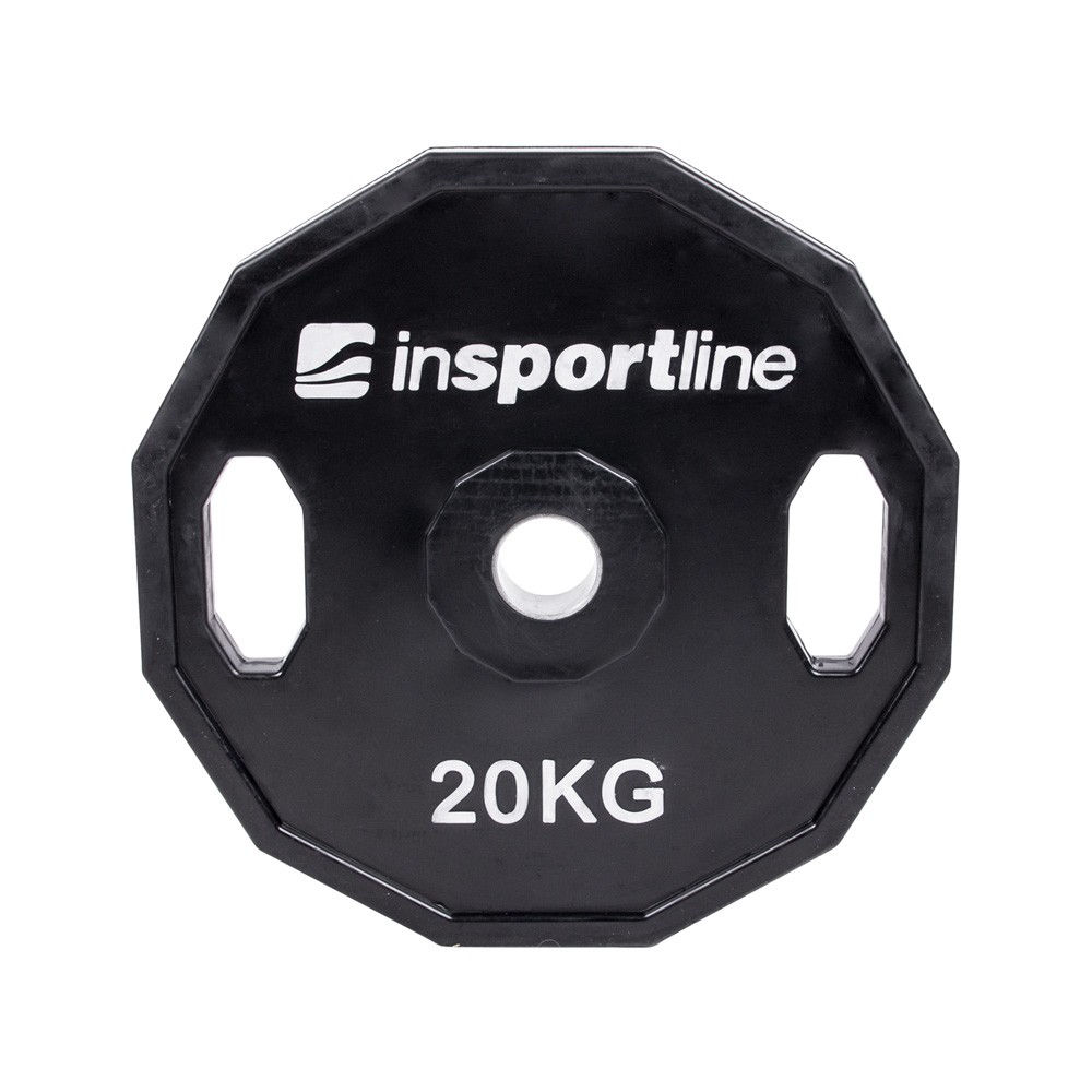 Disc din metal cauciucat cu manere 20 kg, d=50 mm inSPORTline Ruberton 15900 (3580)