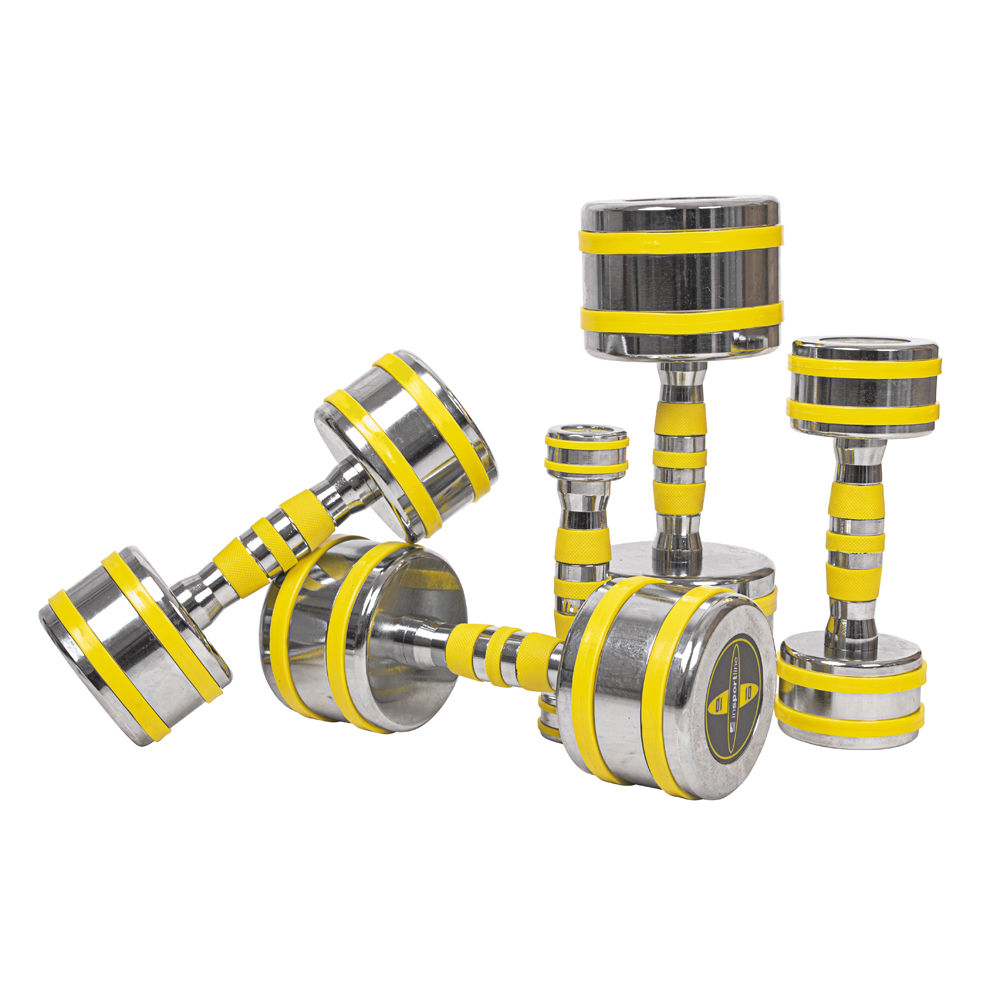 Gantera cromata 3 kg inSPORTline Yellsteel 20833 (3446)