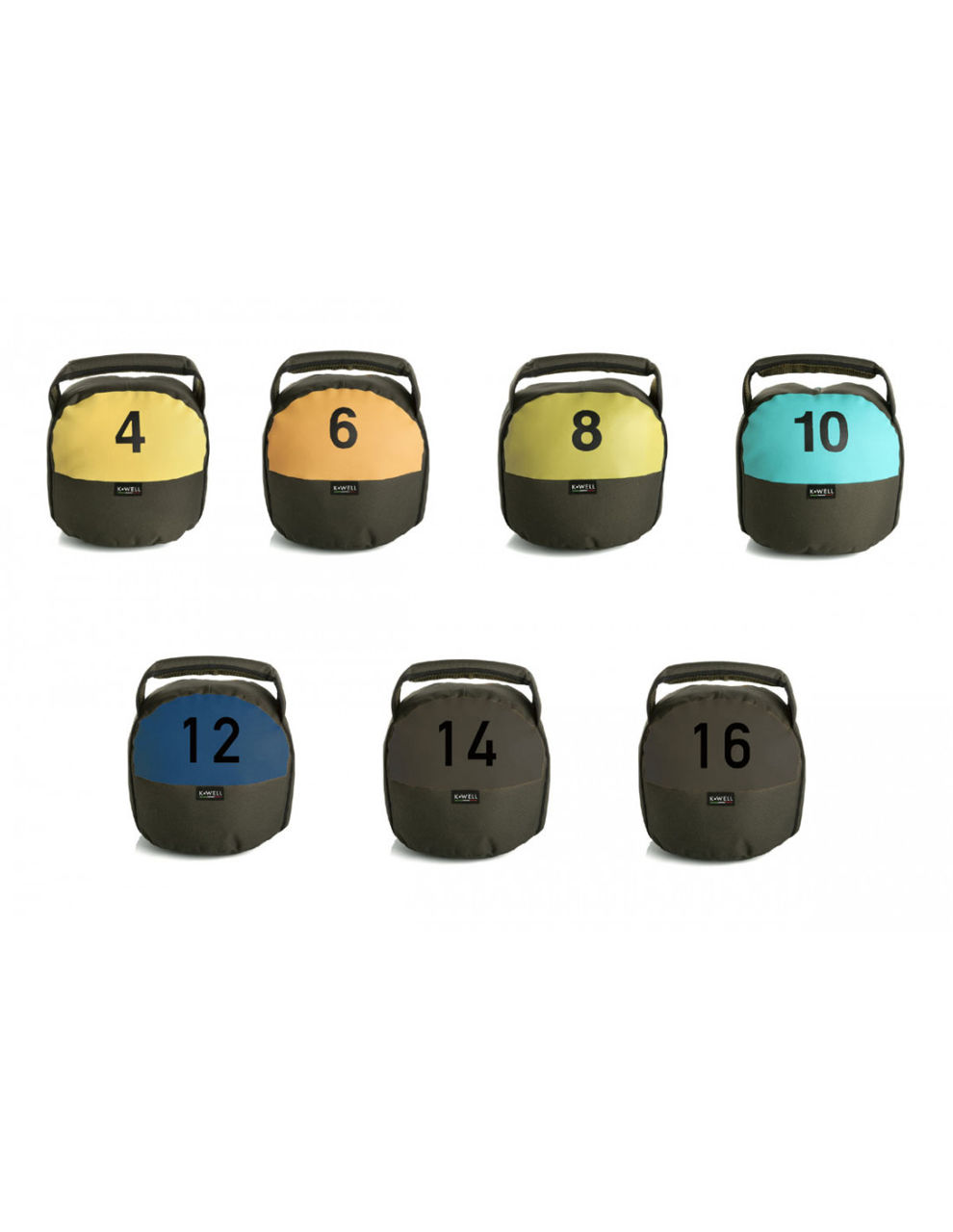 Gantera moale 8 kg (25х28 cm) K-Well KW7208K (7547)