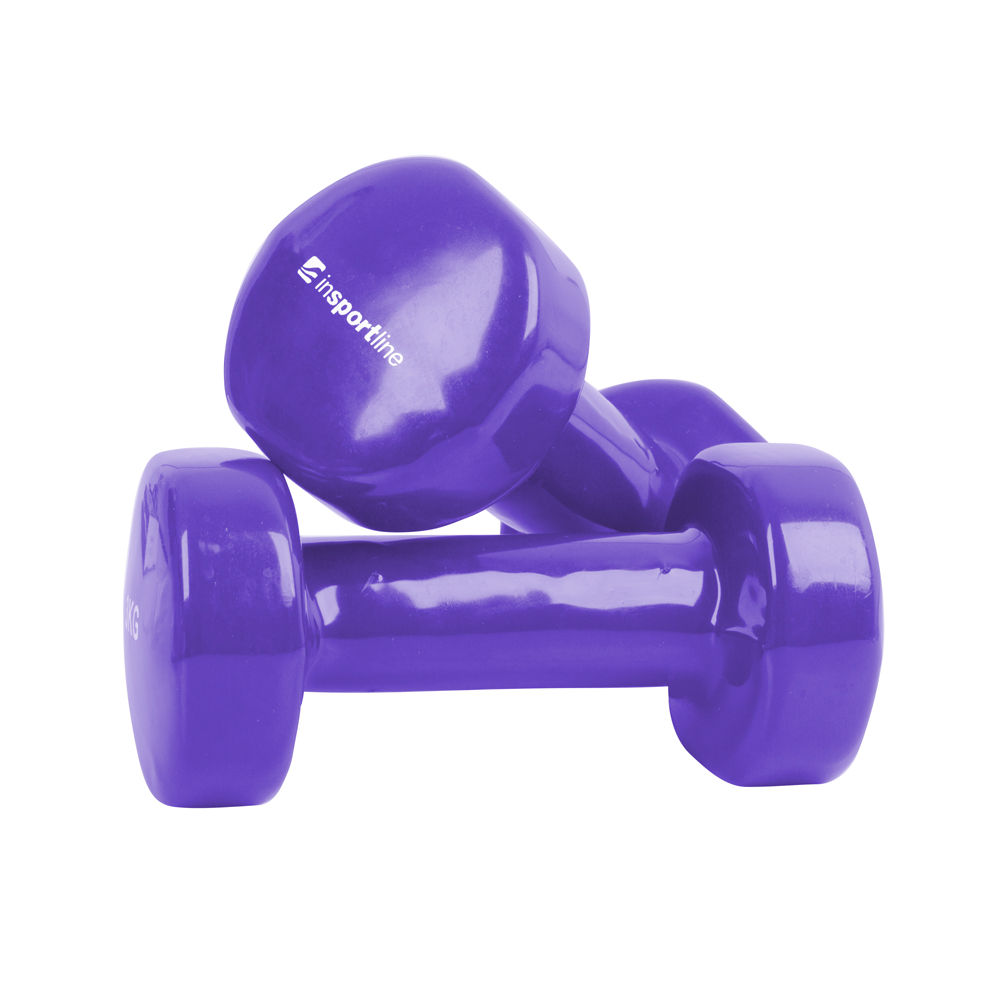 Gantera vinil (1 buc.) 1 kg inSPORTline Smoothbell 176 (1466)