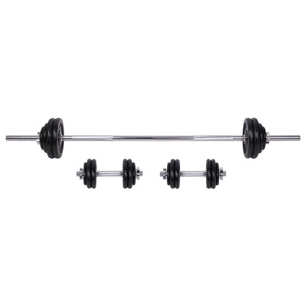 Set gantere cu valiza 5-50 kg inSPORTline 9364 (3582)
