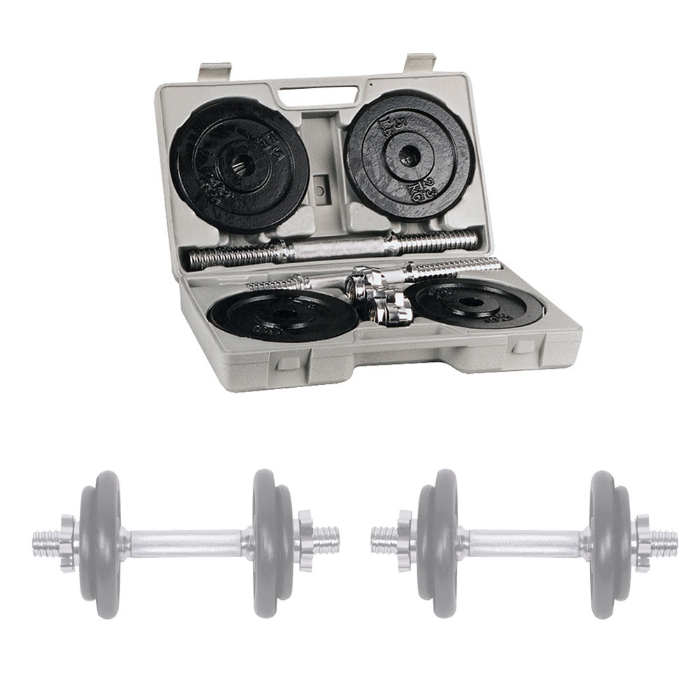 Set gantere si bare 2x10 kg inSPORTline Diplomat 565 (5568)