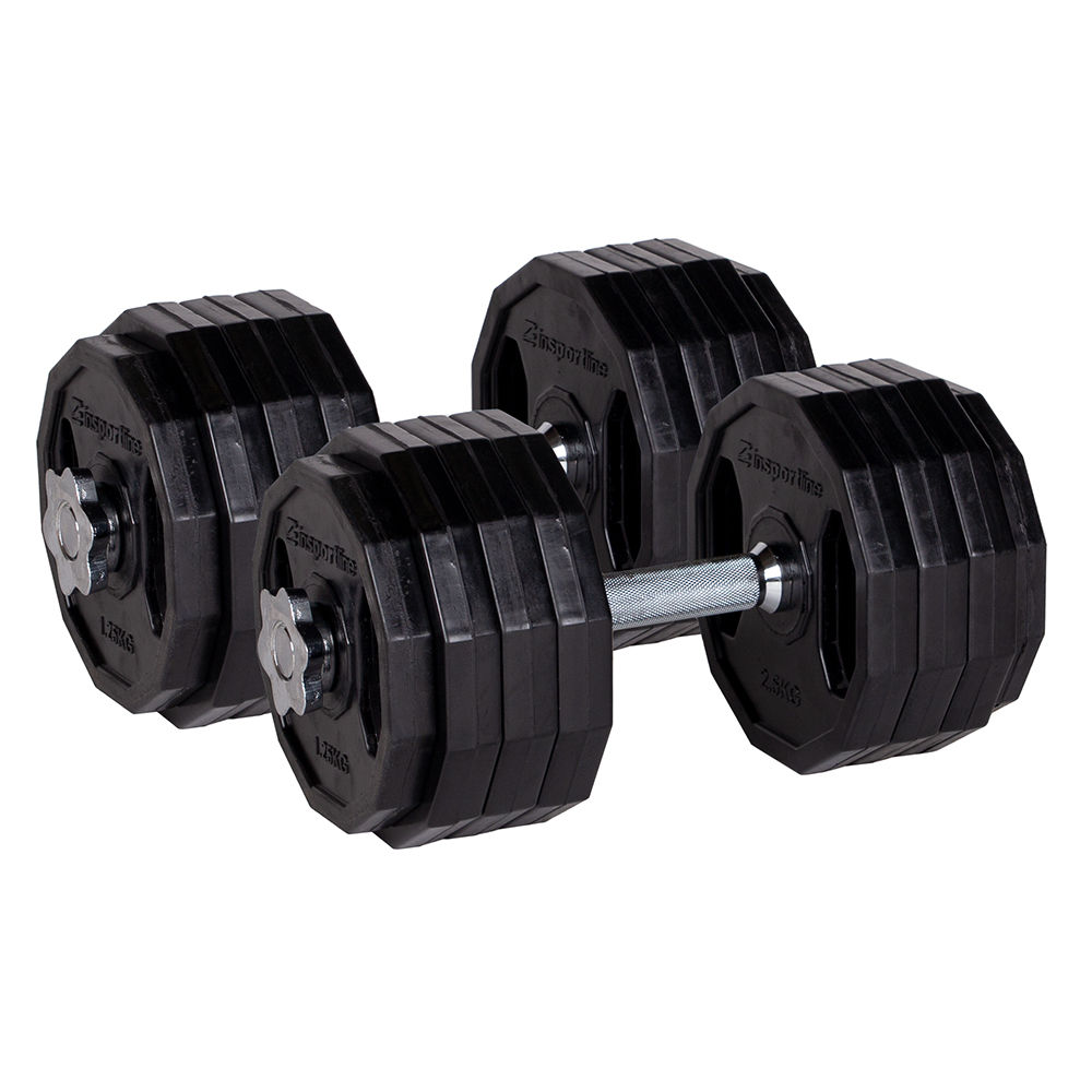 Single Handed Plate Loaded Dumbbell Set inSPORTline Ruberton 2 x 20 kg 459 2x20KG SET