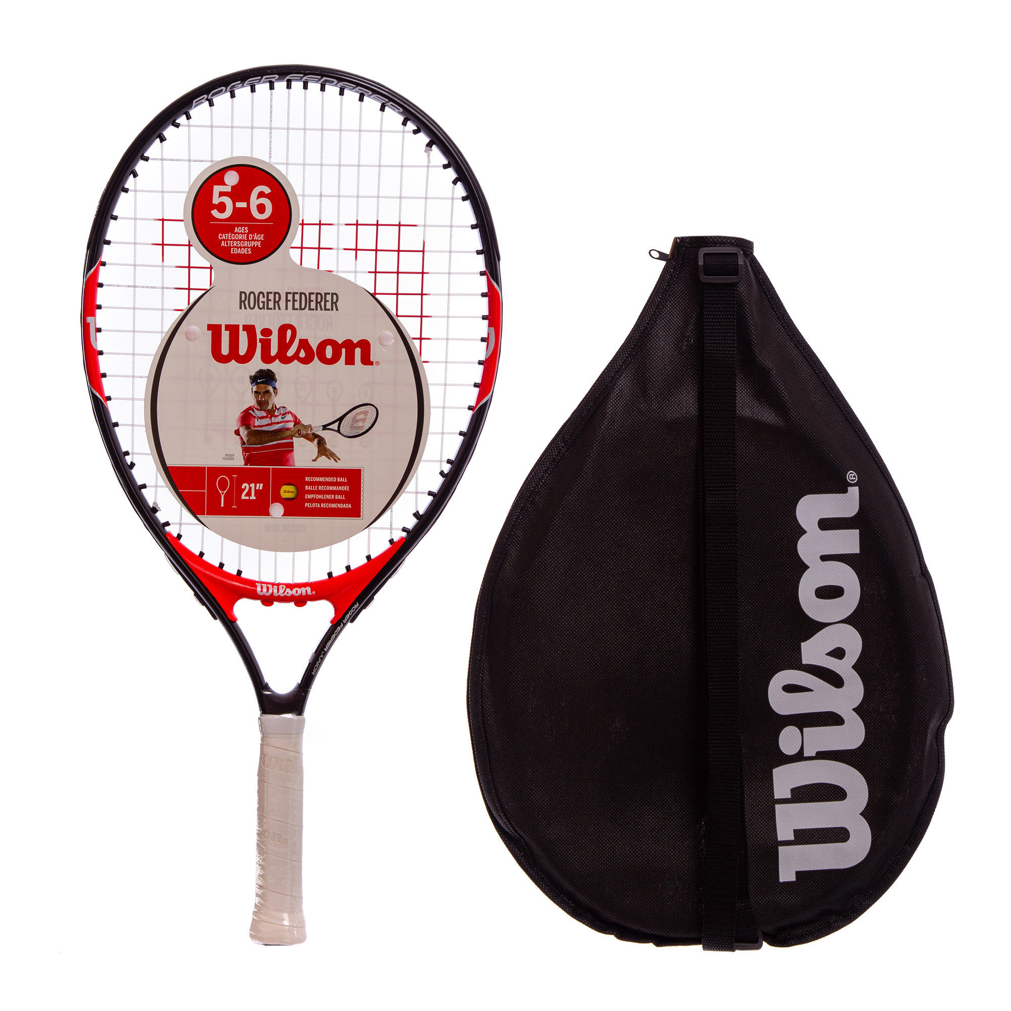 Paleta tenis mare + husa Wilson Roger Federer 21 WRT200600 (4944)