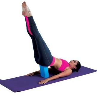 Bloc yoga / fitness / pilates 23x15x7.5 cm S124-13 (673)