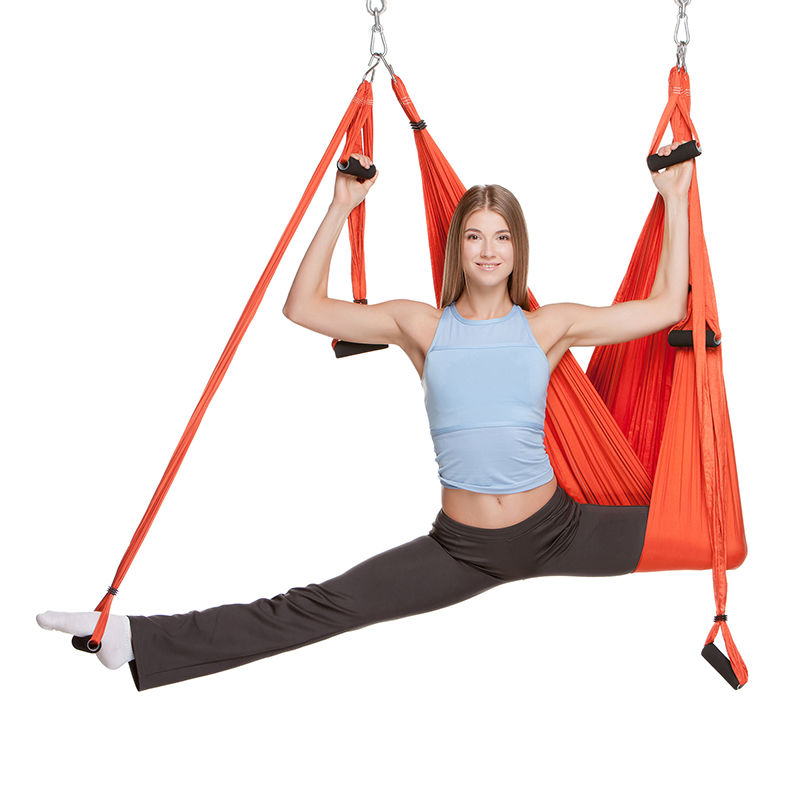 Hamac yoga cu manere 220x150 cm, nylon FI-5323 (5115)