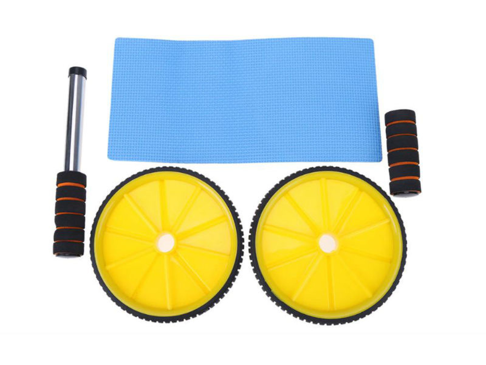 Roata fitness abdomen d=17 cm cu covoras 17х32 cm S124-2 (314)