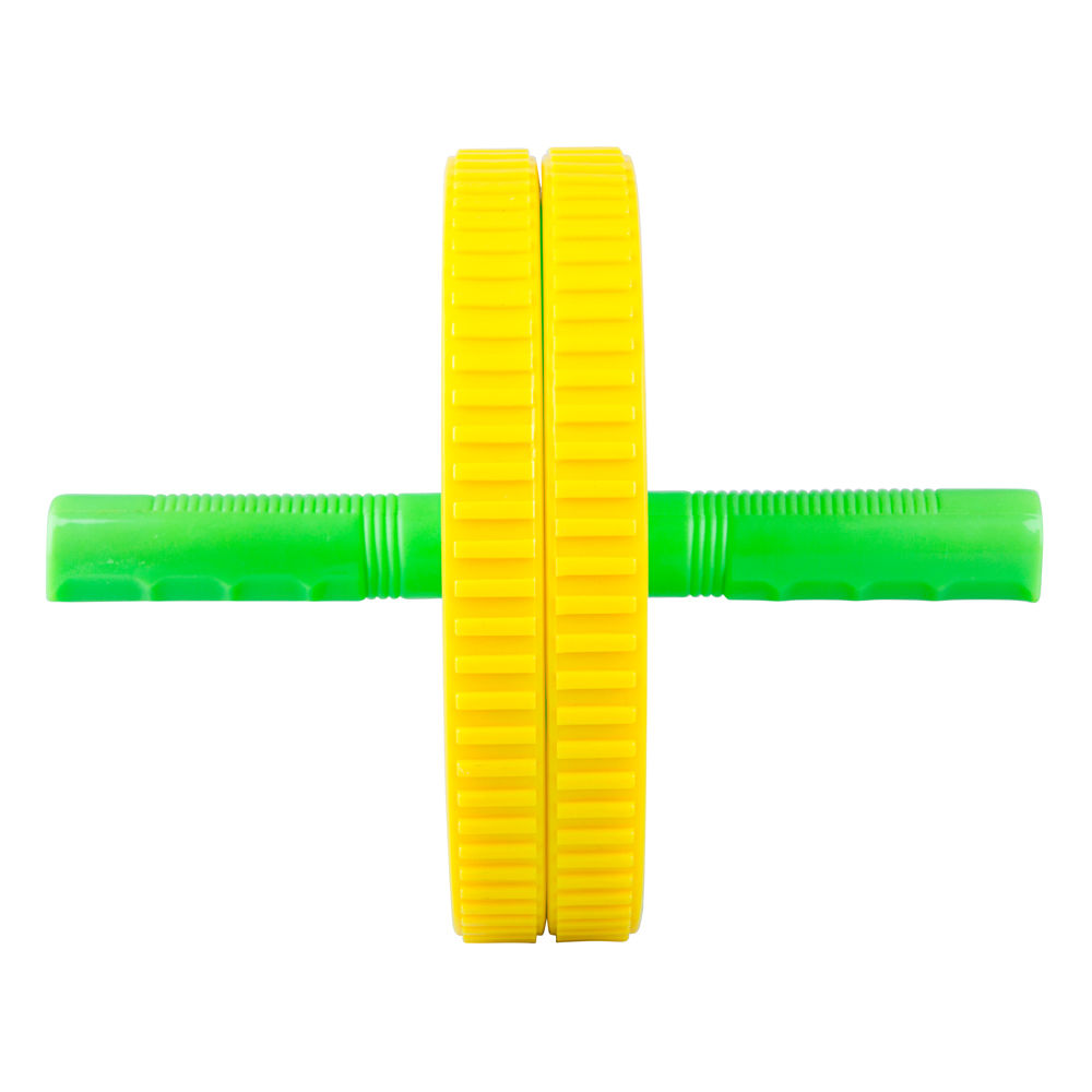 Roata fitness abdomen d=18 cm inSPORTline 13167 yellow/green (4199)