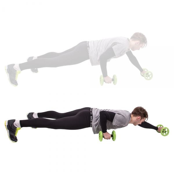 Roti abdomen inSPORTline Ab Roller Double 13474 (3430)