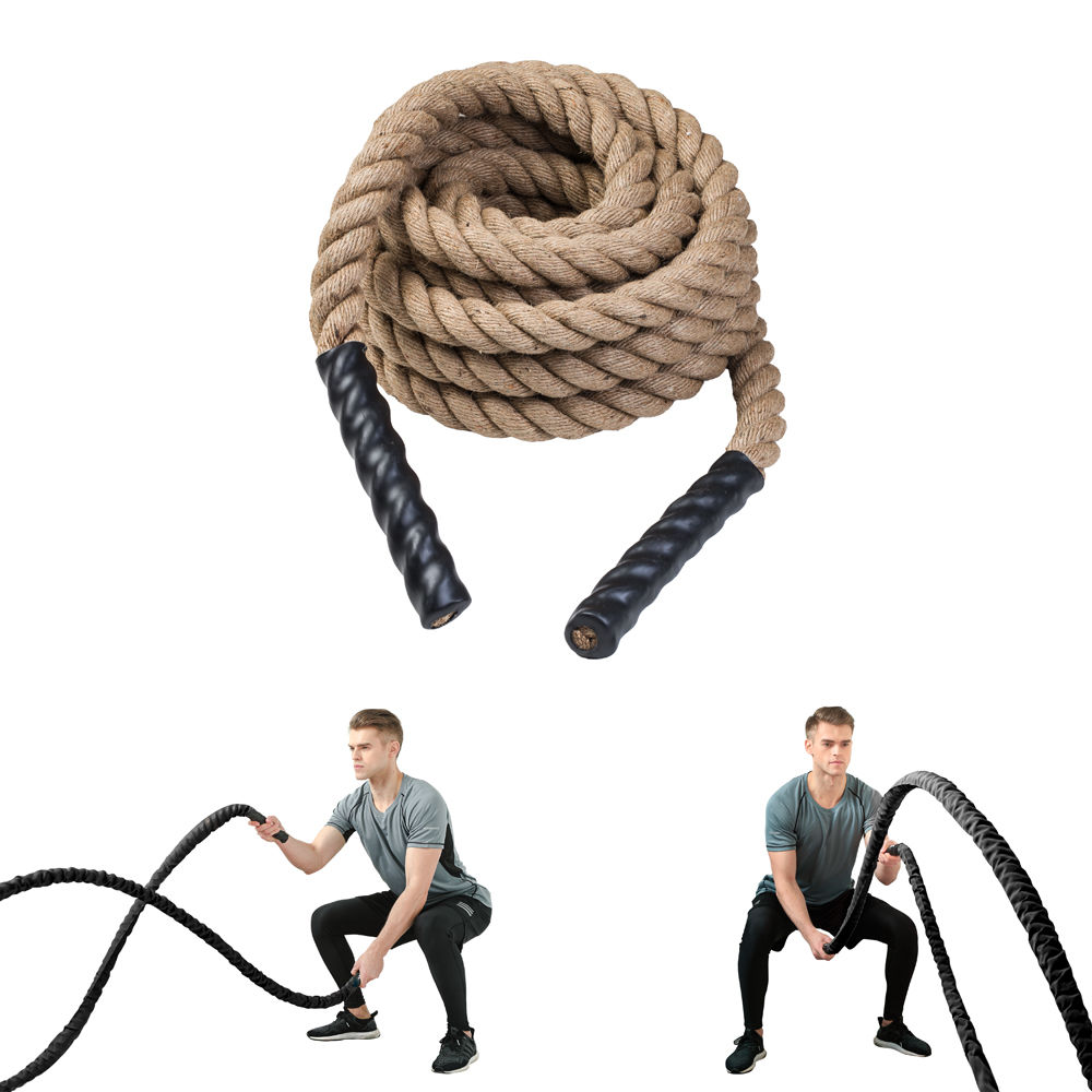 Franghie pt crossfit juta 9 m inSPORTline WaveRope 12696 (8605)