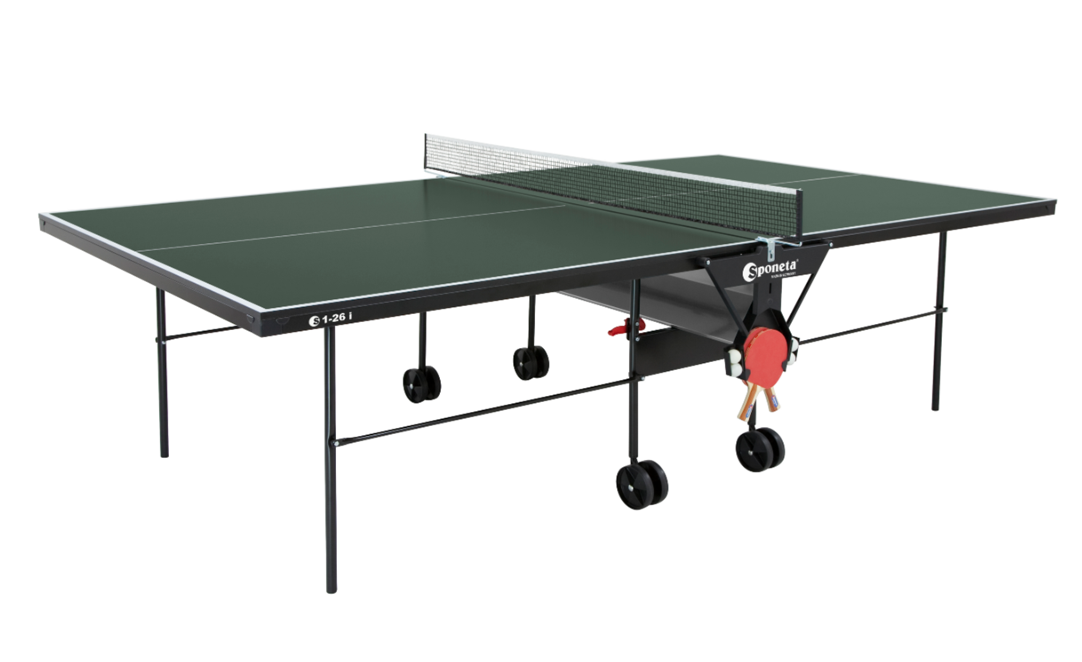 Masa de tenis cu profil din metal Sponeta S1-26i green Indoor (3109)