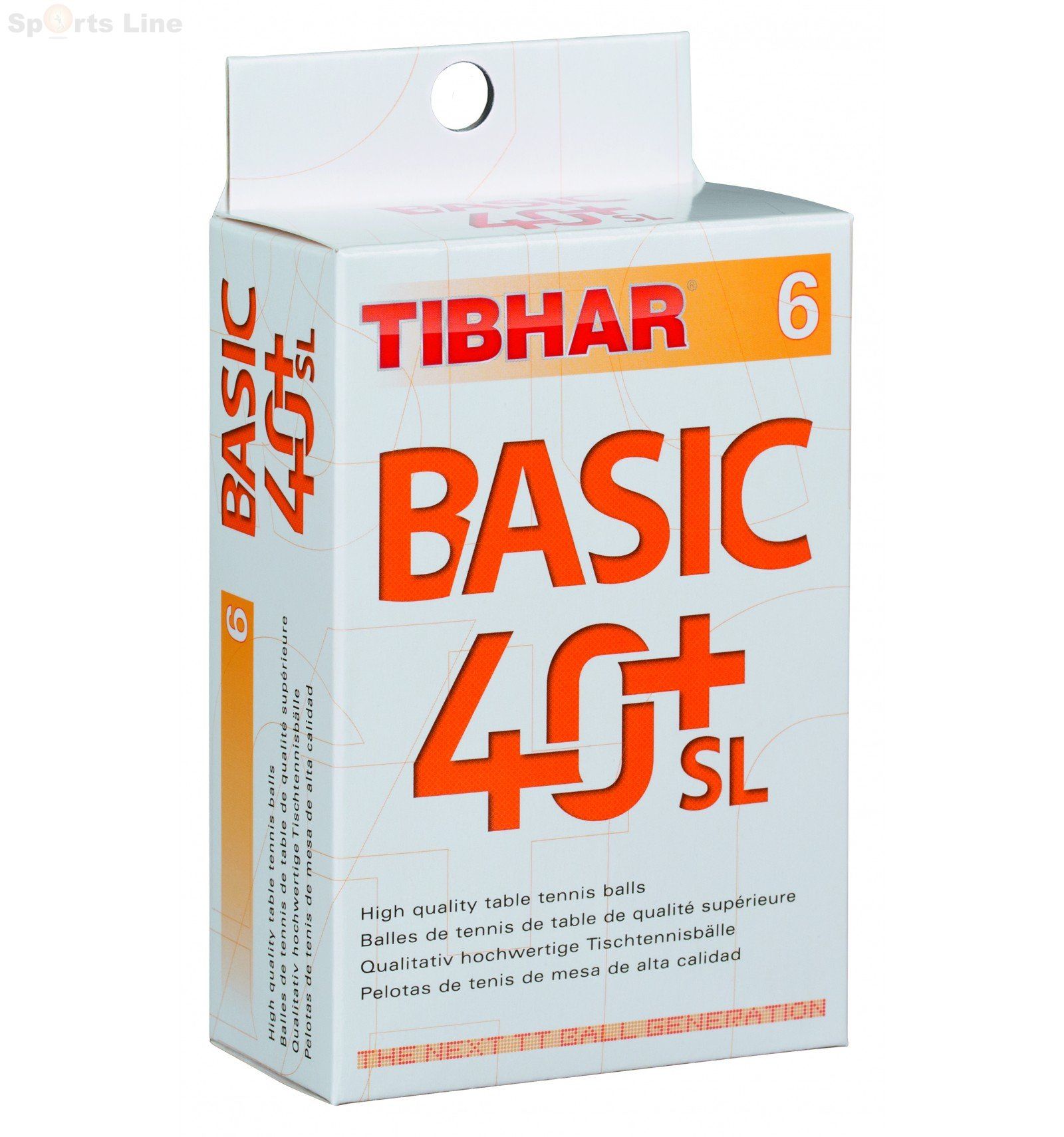 Minge tenis de masa (seamless) Tibhar Basic 40+ SL (886)
