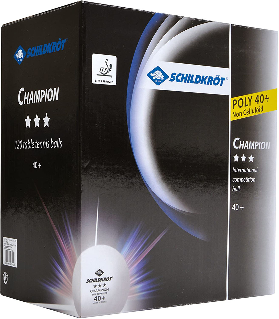 Minge tenis de masa Donic 3* ITTF Champion 608542 white (6660)