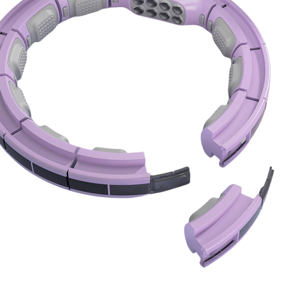 Cerc hoola hoop cu greutate (400 gr.) si contor 69-105 cm inSPORTline 26290 (11042)