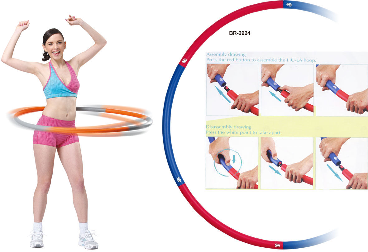 Cerc hoola hoop d=90 cm, 700 gr Spartan 2924 (7703)