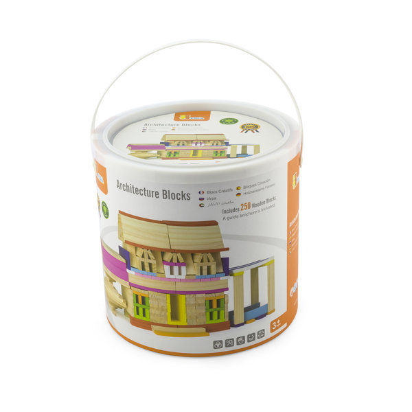 Architecture din lemn "Block Set" (250 buc.) 50956 3+ (8002)