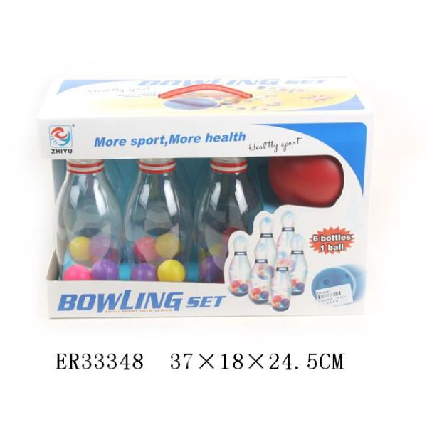 Bowling soft (6 pini + 1 minge) h=18 cm 53761 (5835)