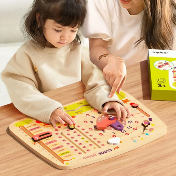 Busy board 8-in-1 "Calendar cu ceas" (ENG) 4251 (10580)