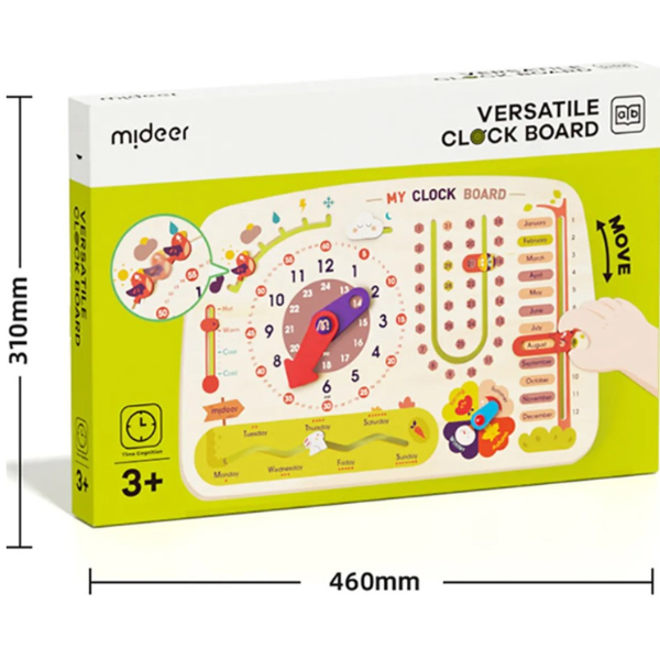 Busy board 8-in-1 "Calendar cu ceas" (ENG) 4251 (10580)