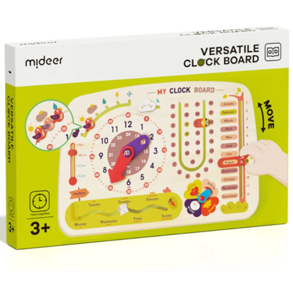 Busy board 8-in-1 "Calendar cu ceas" (ENG) 4251 (10580)