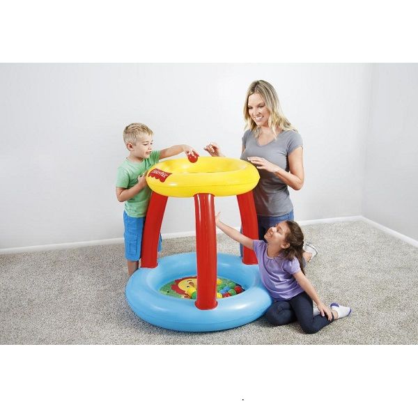 Centru de joc gonflabil cu mingiute (15 buc.) 89x89x84 cm (9027)