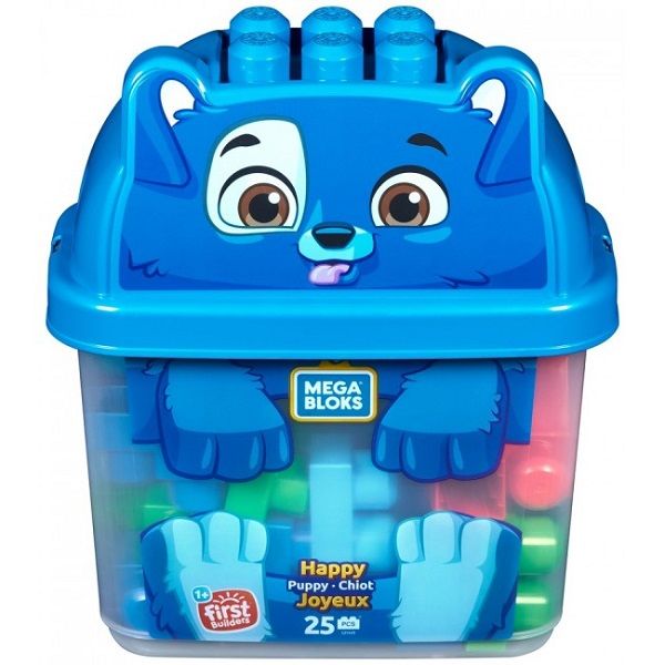 Constructor in container "Animalut" Mega Blocks (25 шт.) GCT46 (1791)