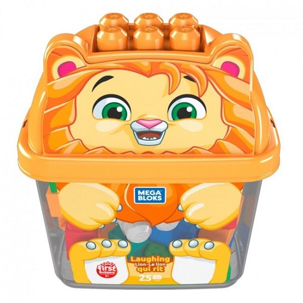 Constructor in container "Animalut" Mega Blocks (25 шт.) GCT46 (1791)
