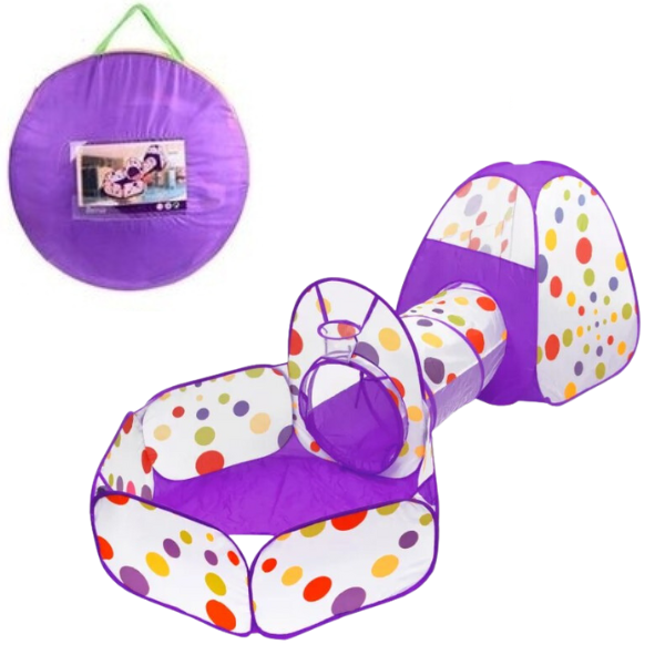 Cort cu tunel pt copii 310х120х95 cm 516-5 (7239)