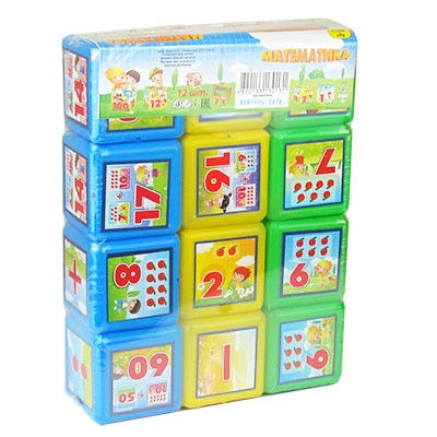 Cuburi "Matematica" (12 buc.) 13013 (3714)