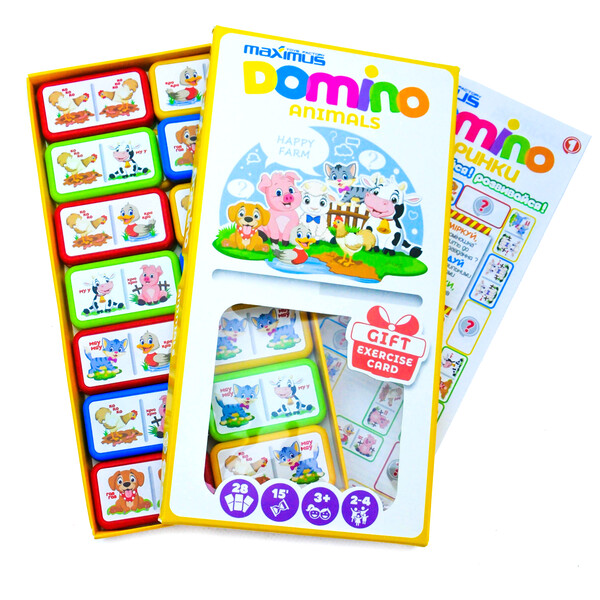 Domino plastic "Animale" / "Gradina" 5489/90 (9476)