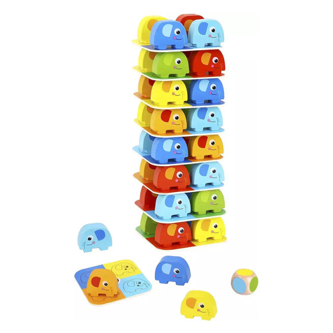 Деревянная балансирующая игра "Слоник" 57221 (11262)