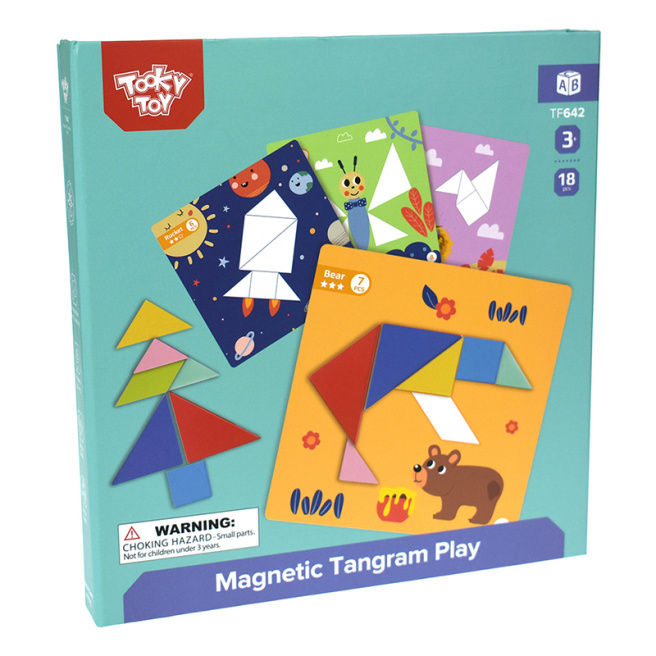 Joc din lemn "Tangram" 57315 (6841)