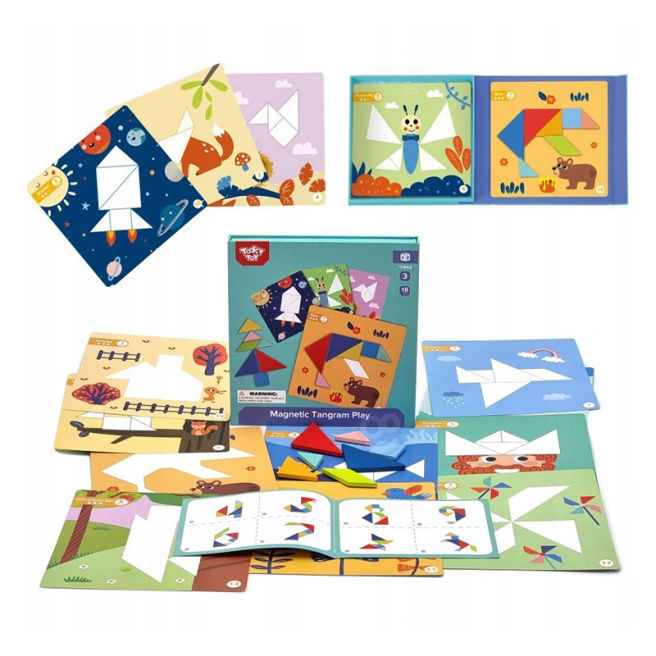 Joc din lemn "Tangram" 57315 (6841)