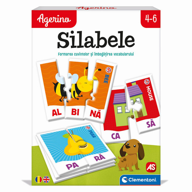 Развивающая игра "Agerino. Слоги" (RO) 60109 (11261)