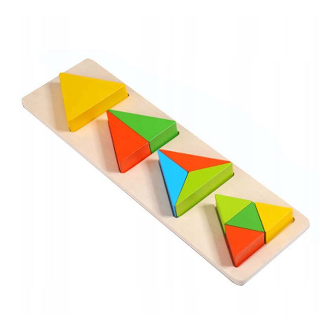 Joc logic din lemn "Forme geometrice" 170014 (7692)