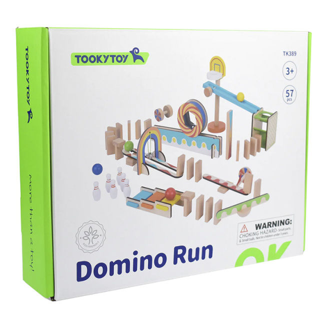 Jocul din lemn "Caderea Domino" 57385 (11125)