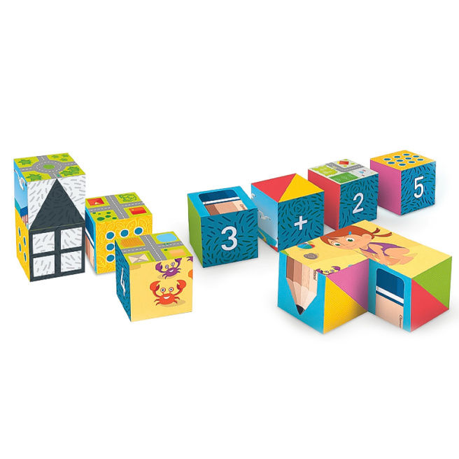 Jocul educational "Cuburi" 50323 (8933)