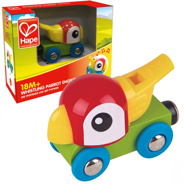 Jucarie educationala "Locomotiva - papagalul care fluiera" 3808 (9893)