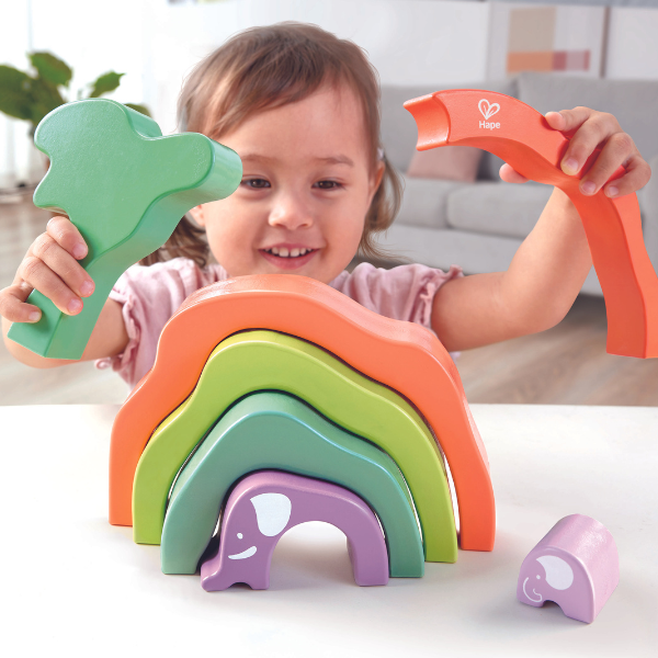 Jucarie educationala 3-in-1 "In safari cu elefantii" 0489 (10100)