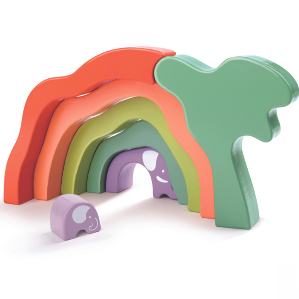 Jucarie educationala 3-in-1 "In safari cu elefantii" 0489 (10100)