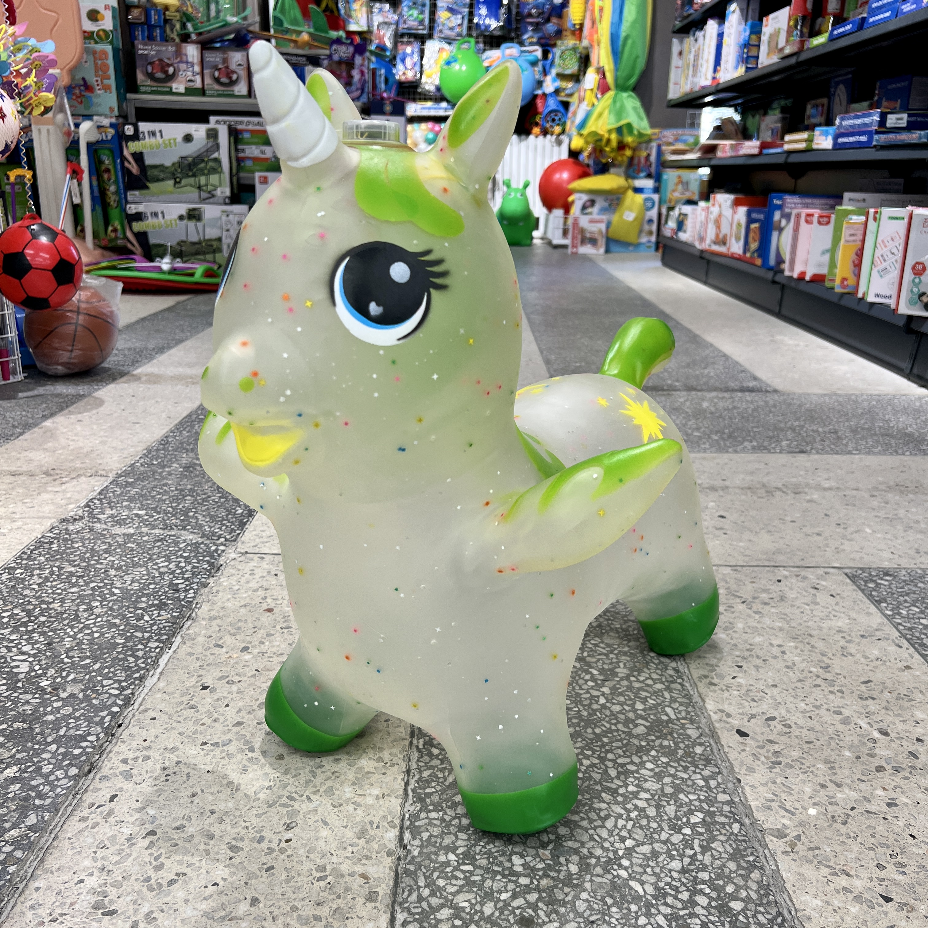 Jucarie gonflabila de sarit "Catelus" / "Unicorn" 237-1518 / 63788 (11090)