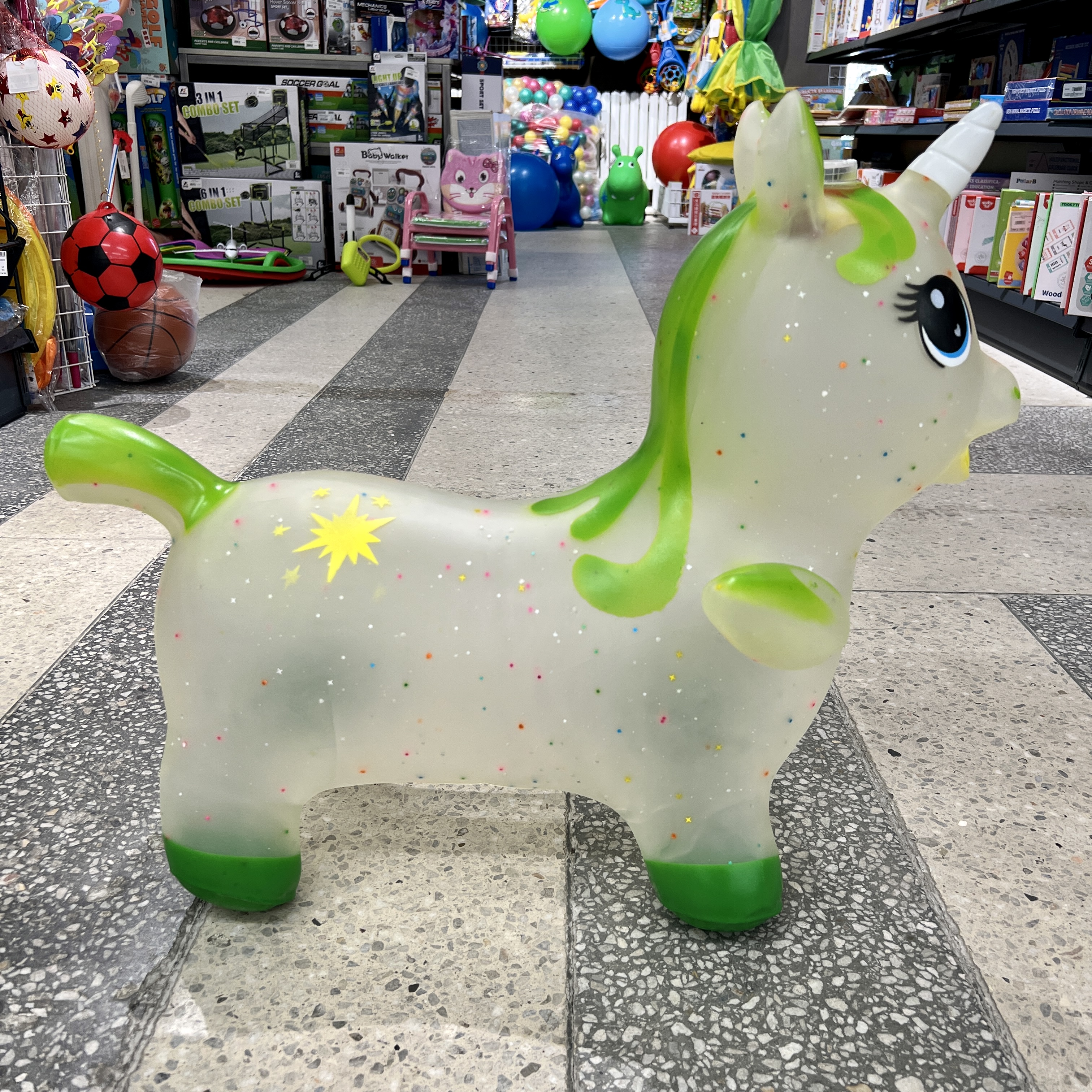Jucarie gonflabila de sarit "Catelus" / "Unicorn" 237-1518 / 63788 (11090)