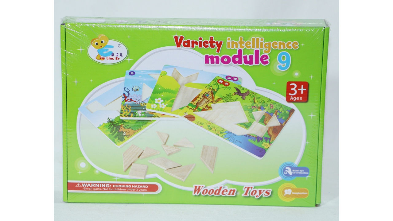 Puzzle din lemn "Fructe si Legume" 1411-114 / 177-028 (8095)