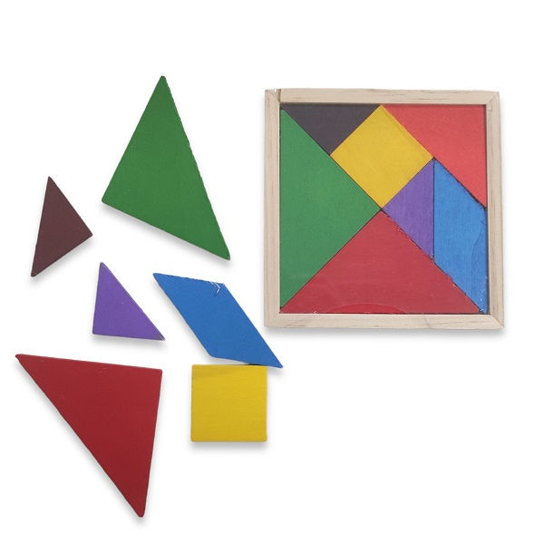 Puzzle module din lemn "Tangram" 50952 / 50529 (8432)